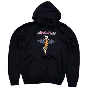Motley Crue Men's Officially Licensed Dr. Feelgood Hoodie Sweatshirt